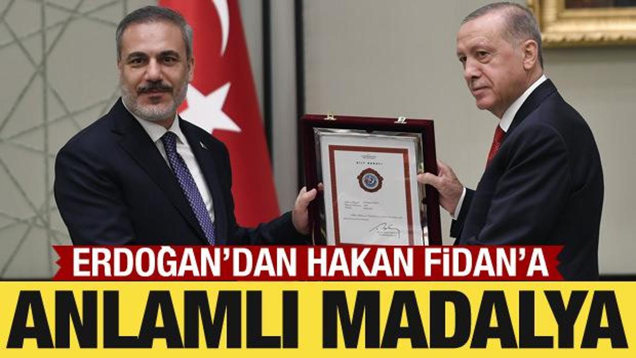 Cumhurbaşkanı Erdoğan'dan Bakan Fidan'a 