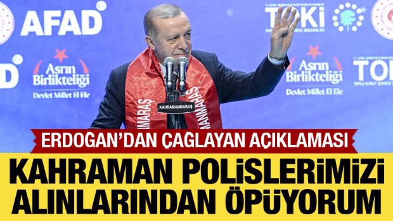 Cumhurbaşkanı Erdoğan'dan Çağlayan Adliyesi'ndeki saldırıyla ilgili açıklama
