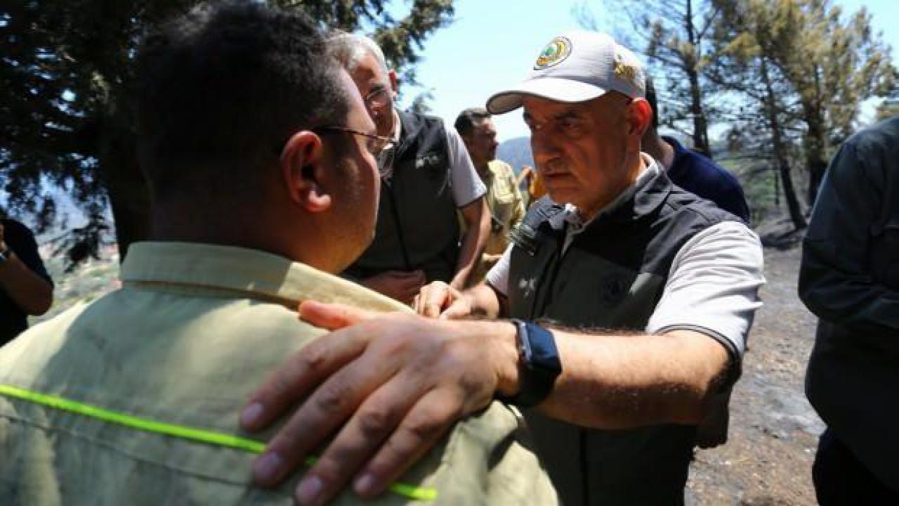 Cumhurbaşkanı Erdoğan'dan Datça'da orman yangınıyla mücadele eden ekiplere teşekkür