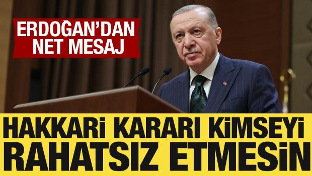 Cumhurbaşkanı Erdoğan'dan DEM Parti'ye tepki