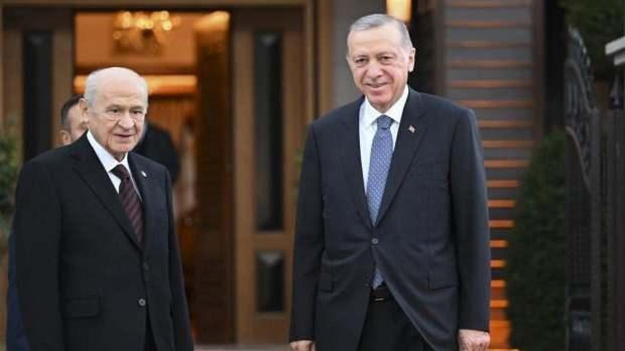 Cumhurbaşkanı Erdoğan’dan MHP lideri Bahçeli’ye ziyaret