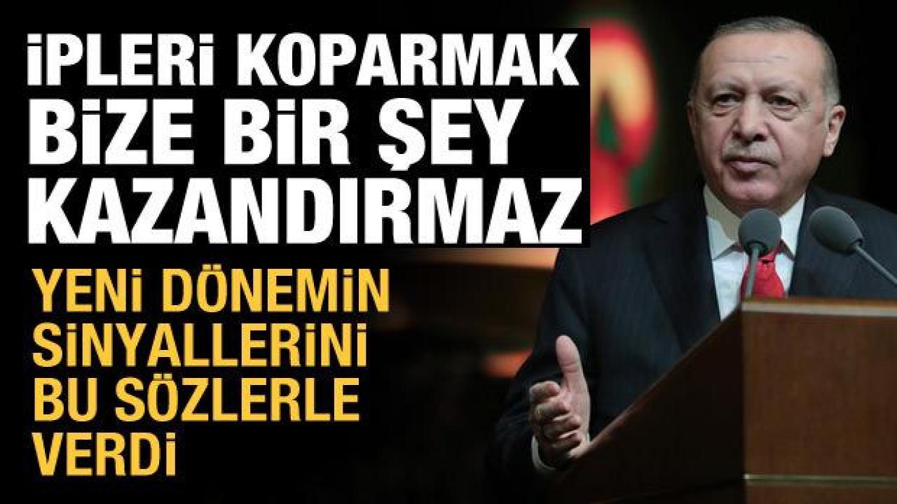 Cumhurbaşkanı Erdoğan'dan Mısır, Suudi Arabistan ve İsrail açıklaması
