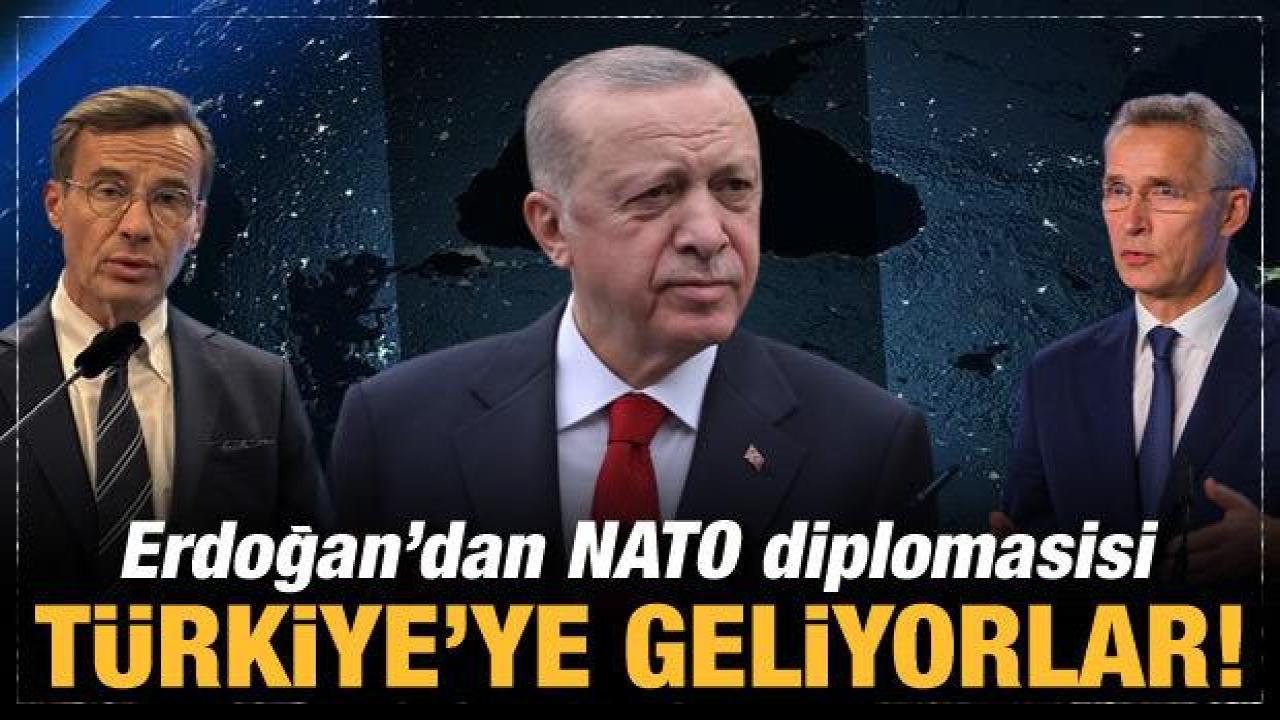Cumhurbaşkanı Erdoğan’dan NATO diplomasisi: Türkiye'ye geliyorlar!