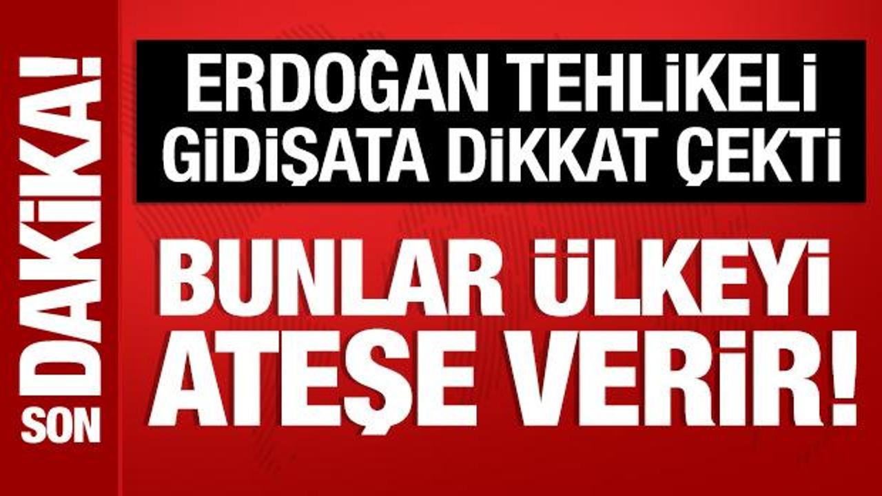 Cumhurbaşkanı Erdoğan'dan Özgür Özel'e tepki: Bunlar ülkeyi ateşe verir!