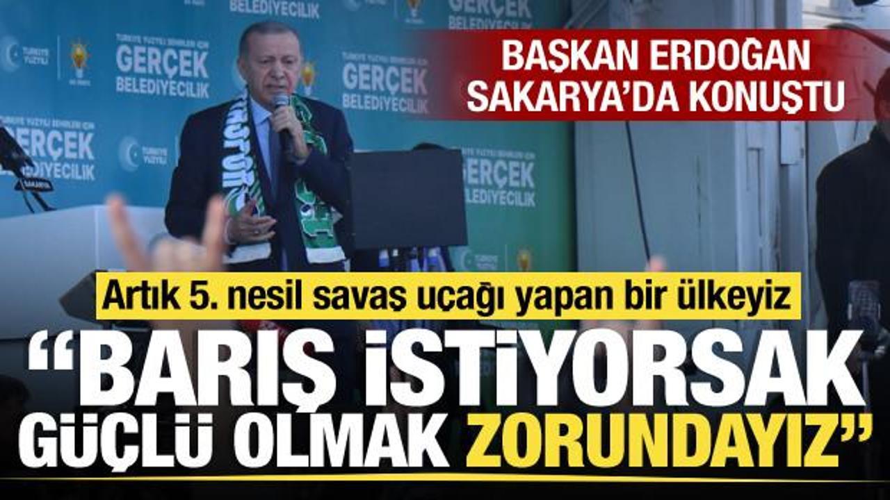 Cumhurbaşkanı Erdoğan'dan savunma sanayii mesajı: Güçlü olmak zorundayız