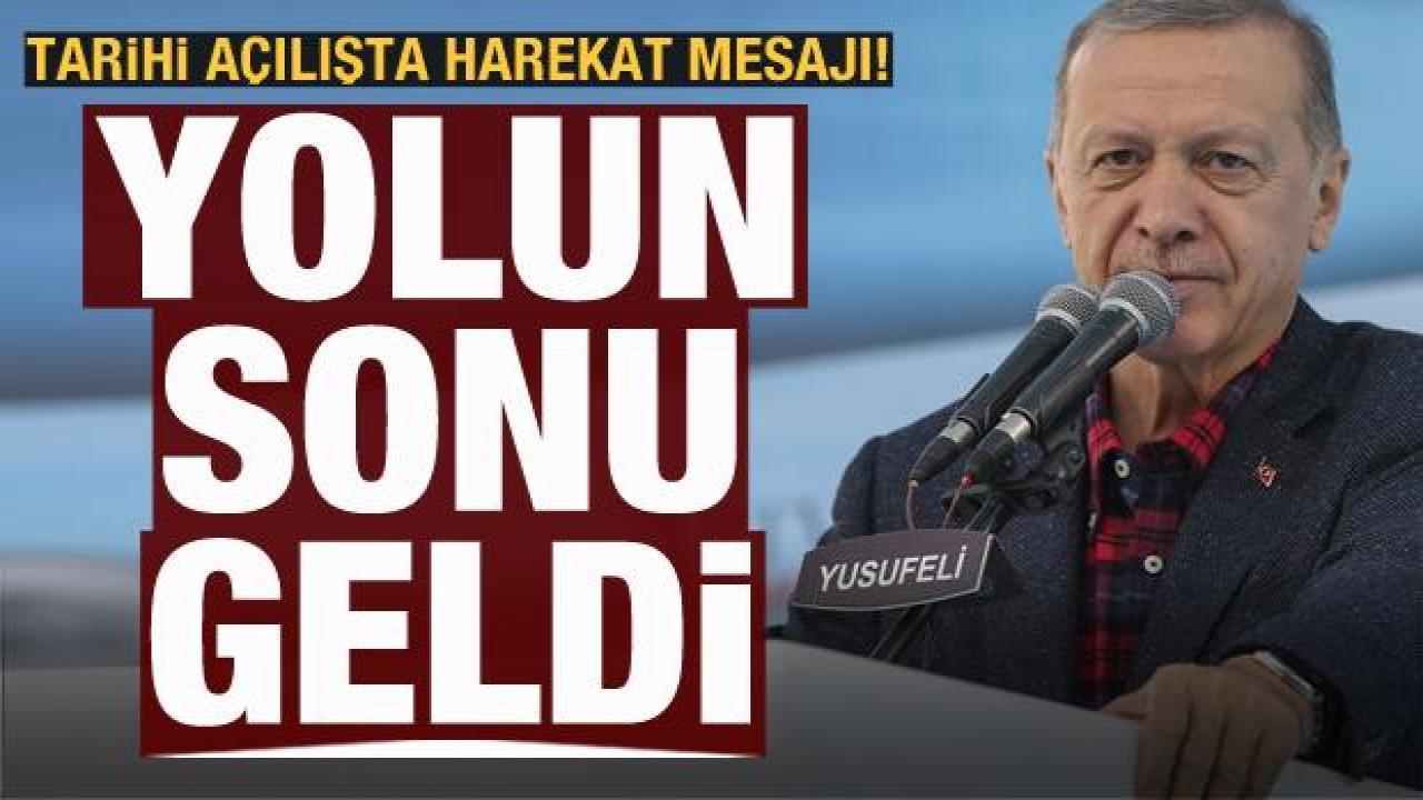 Cumhurbaşkanı Erdoğan'dan Suriye'ye kara harekatı mesajı: Yolun sonu geldi