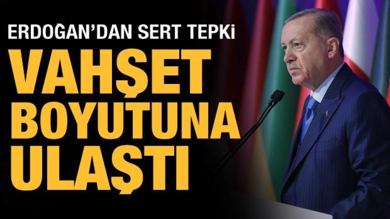 Cumhurbaşkanı Erdoğan'dan Yunanistan'a tepki: Vahşet boyutuna ulaştı!