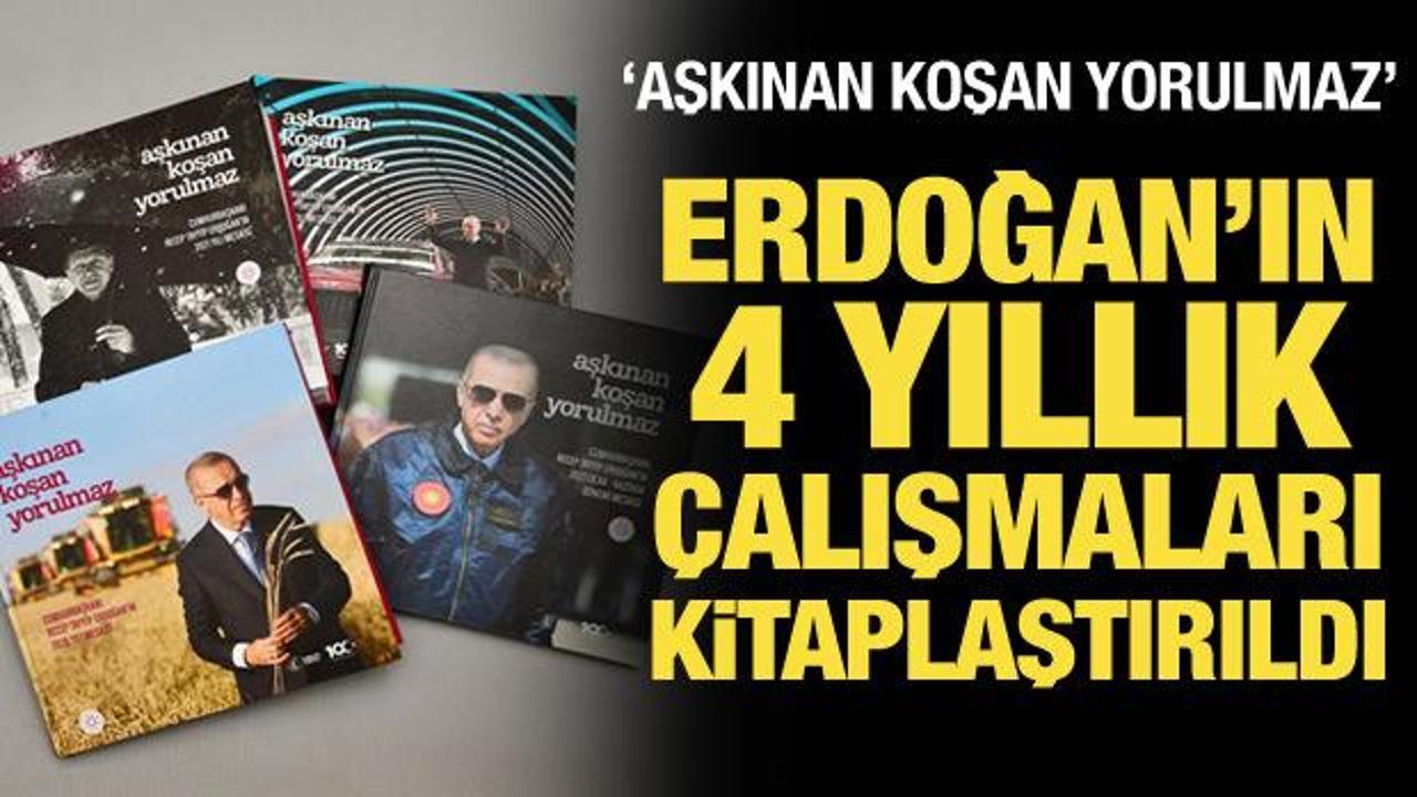 Cumhurbaşkanı Erdoğan'ın, 4 yıllık çalışmaları kitaplaştırıldı