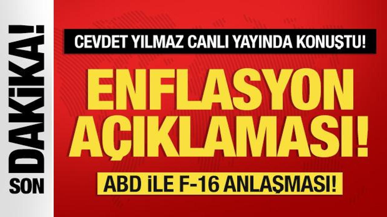 Cumhurbaşkanı Yardımcısı Cevdet Yılmaz canlı yayında soruları yanıtladı!