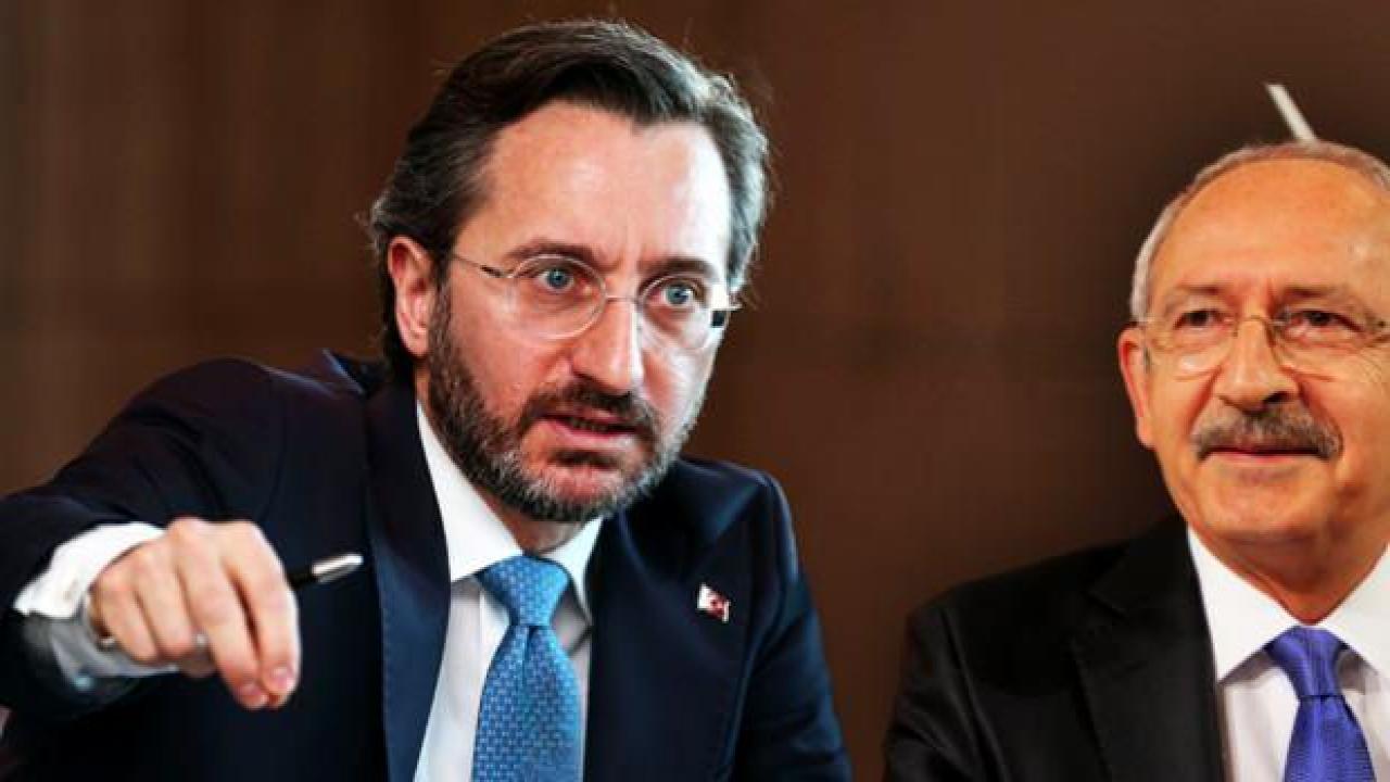 Cumhurbaşkanlığı İletişim Başkanı Altun'dan, Kılıçdaroğlu'na sert tepki!