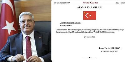 Cumhurbaşkanlığı ve Kamu Kurumlarına Yeni Atamalar Resmi Gazete’de Yayımlandı