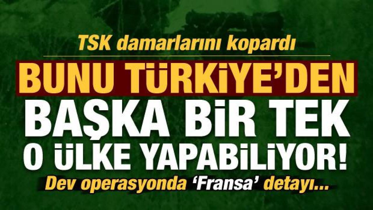 Damarlarını kopardık: Türkiye'den başka bir tek ABD yapabiliyor, operasyonda Fransa detayı