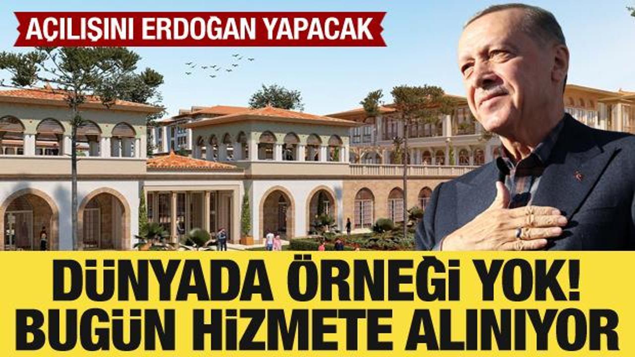 Darülaceze Sosyal Hizmet Şehri hizmete alınıyor: Açılışını Erdoğan yapacak