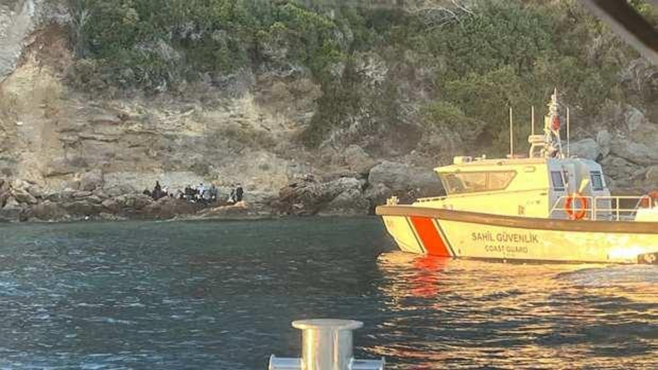 Datça'da 27 göçmen yakalandı, 24 göçmen kurtarıldı