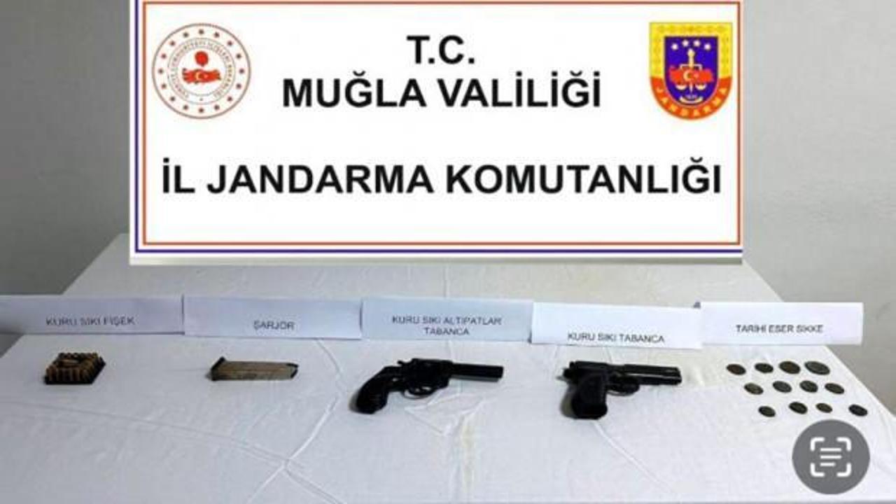 Datça'da tarihi eser operasyonu