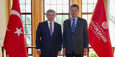 DAVUTOĞLU’NDAN İMAMOĞLU’NA TEBRİK ZİYARETİ
