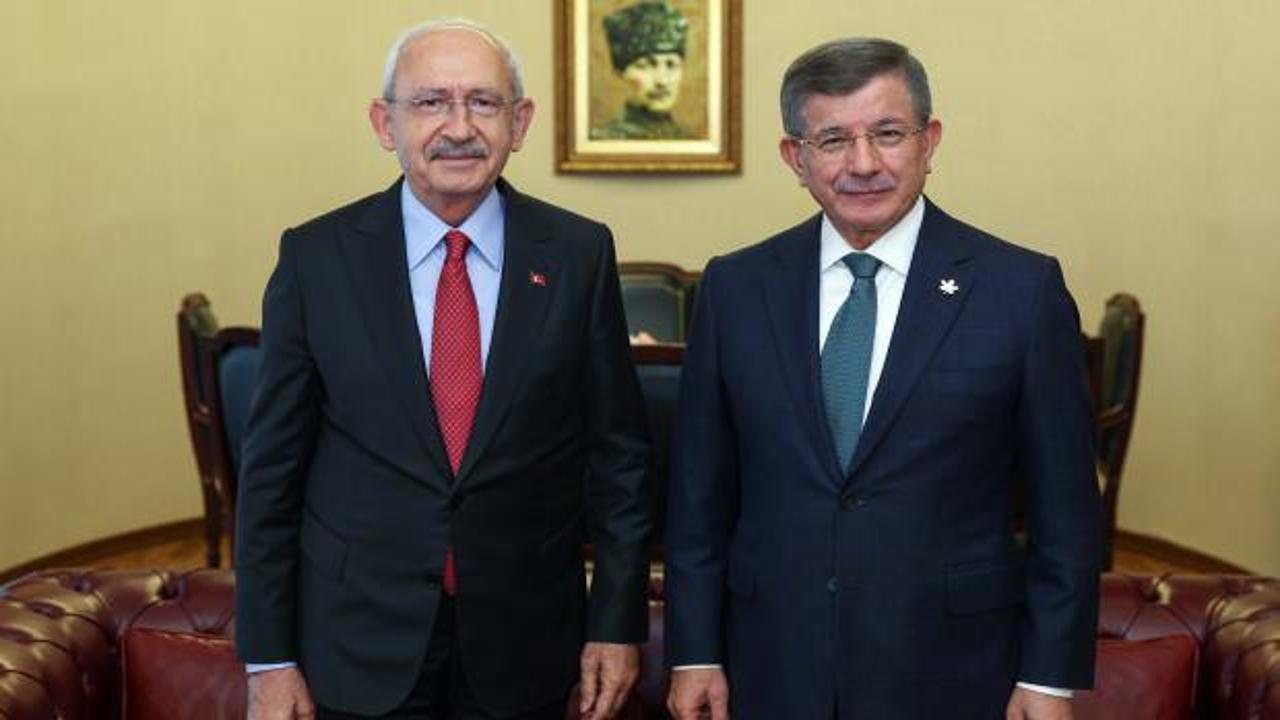 Davutoğlu'ndan Kılıçdaroğlu'na ziyaret!