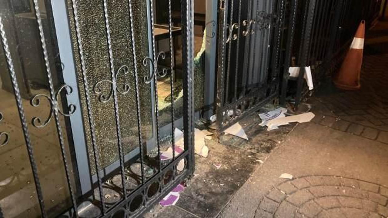 DEM Parti Genel Merkezi'ne taşlı saldırı