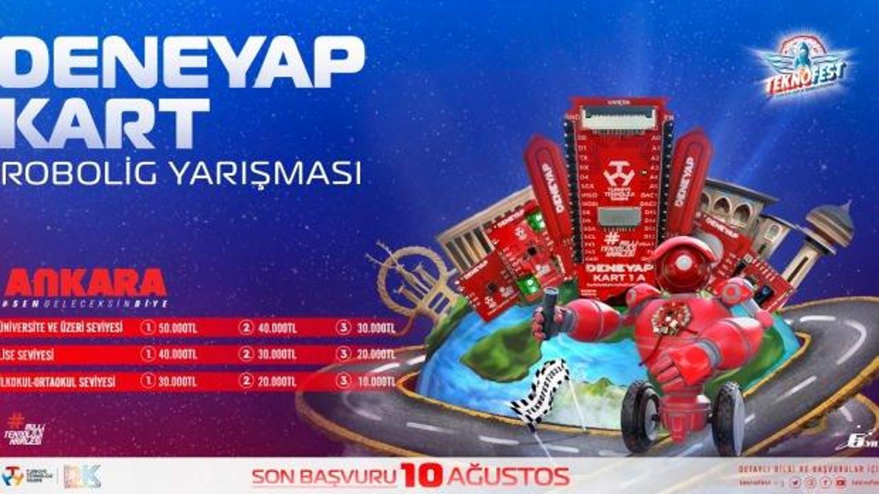 DENEYAP Kart Robolig Yarışmasına başvurular başladı!