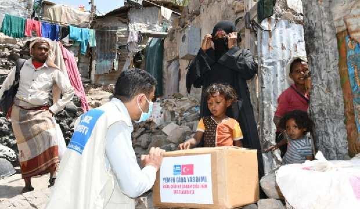 Deniz Feneri ve Sadakataşı'dan Yemen'de 1150 aileye yardım