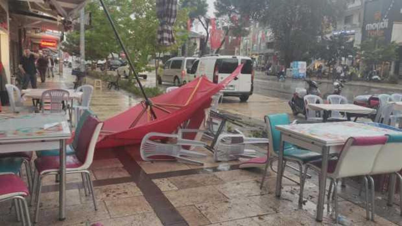 Denizli'de sağanak etkili oldu