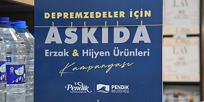 Deprem bölgesi için“Askıda Erzak” Kampanyası