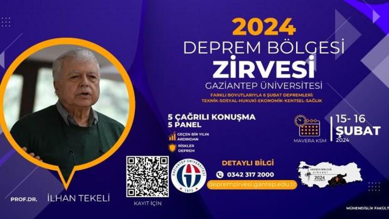 'Deprem Bölgesi Zirvesi' özel oturumu deprem, şehircilik ve sosyolojisi üzerine olacak