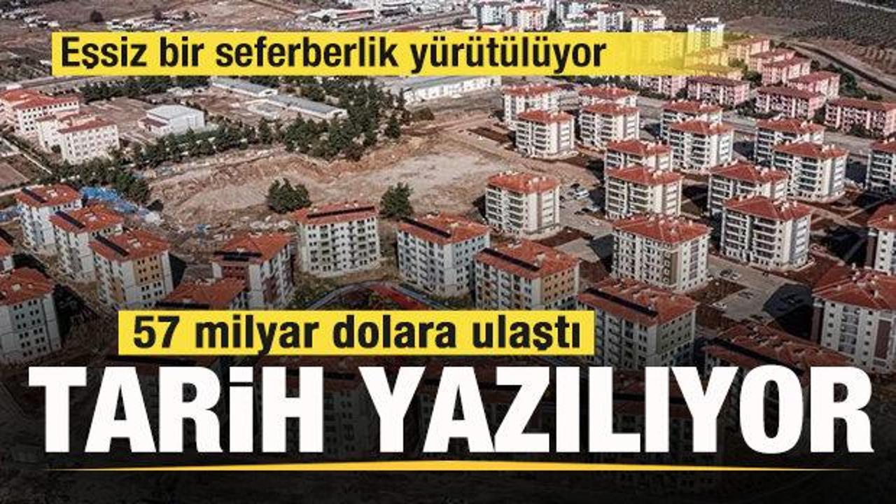 Deprem bölgesinde tarih yazılıyor! 57 milyar dolara ulaştı