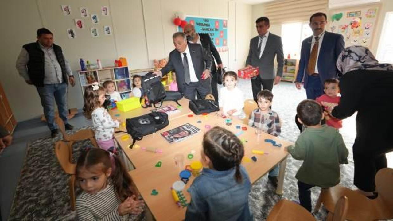 Deprem bölgesindeki Beşiktaş İlkokulu'nun açılışı yapıldı