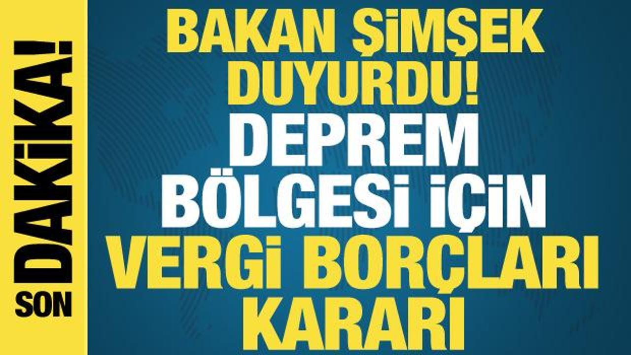 Deprem bölgesindeki vergi borçları için ilave süre imkanı