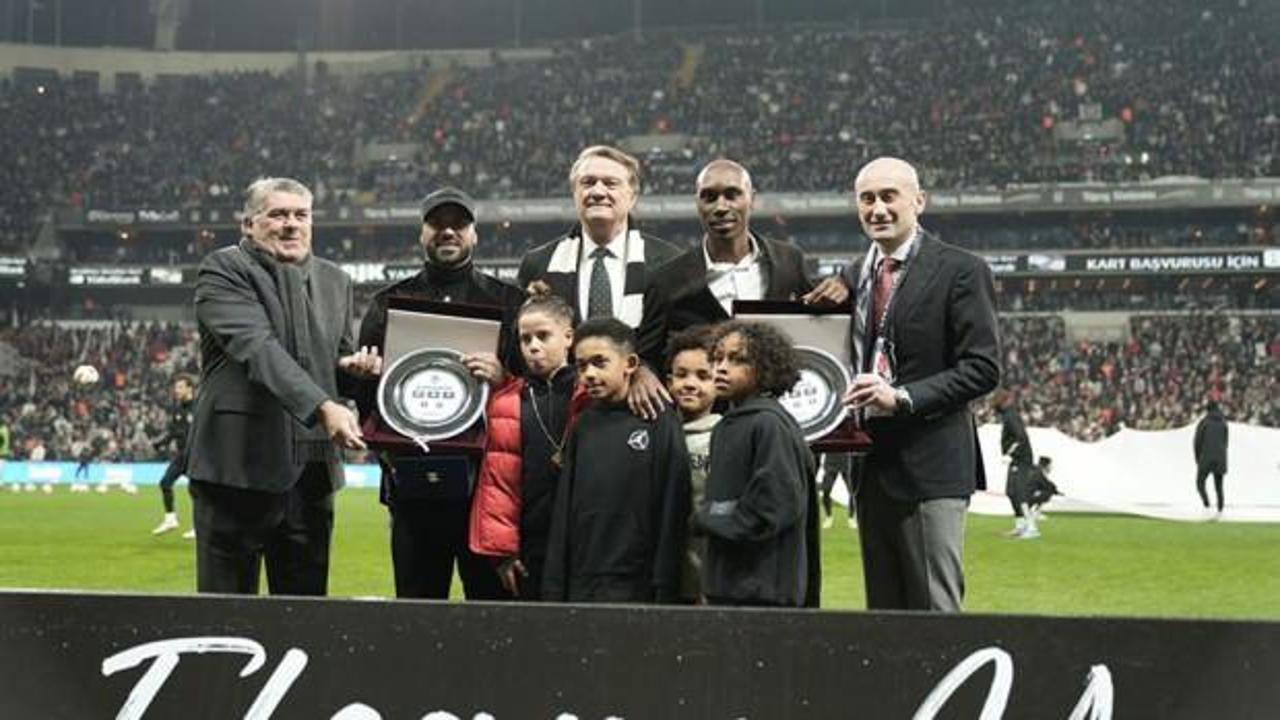 Derbi öncesi Atiba Hutchinson ve Ricardo Quaresma'ya plaket