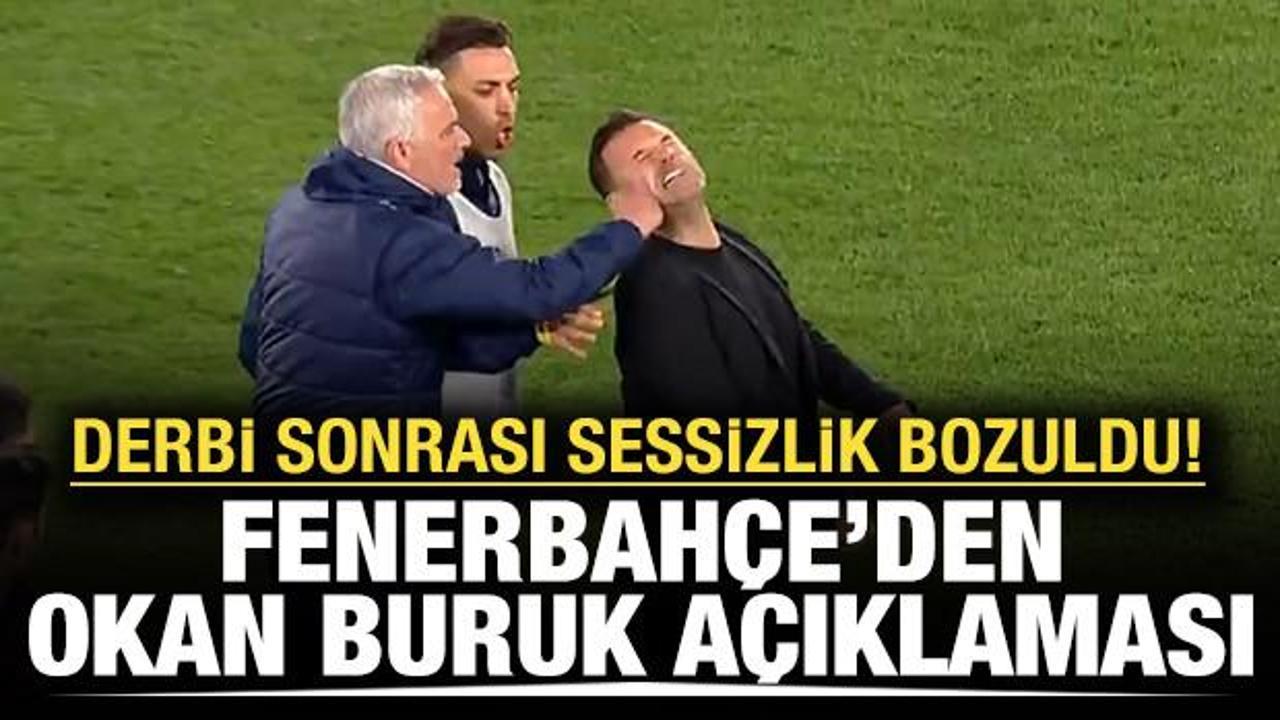 Derbi sonrası ilk açıklama geldi! Fenerbahçe'den Okan Buruk açıklaması