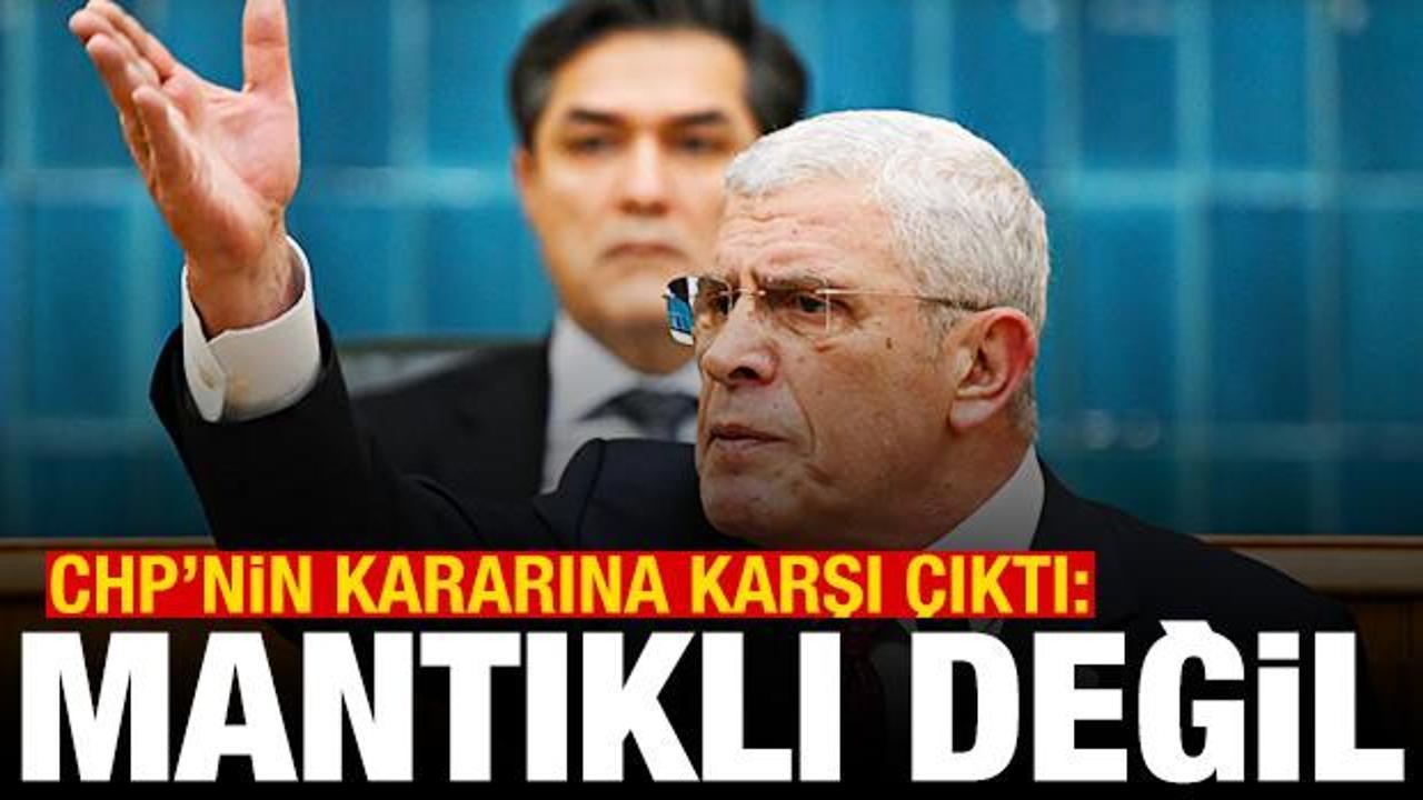 Dervişoğlu: CHP'nin kararı mantıklı değil