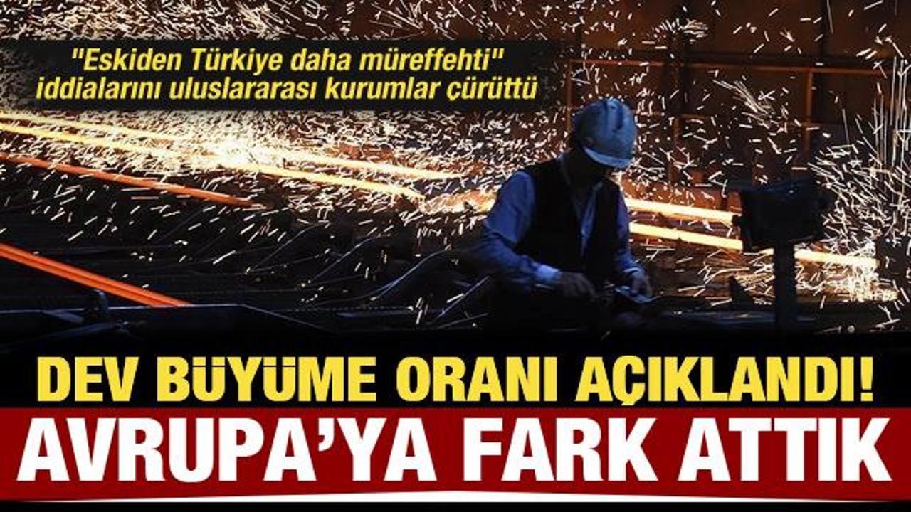 Dev büyüme oranı açıklandı! Eski Türkiye uzantılarını şok eden açıklama
