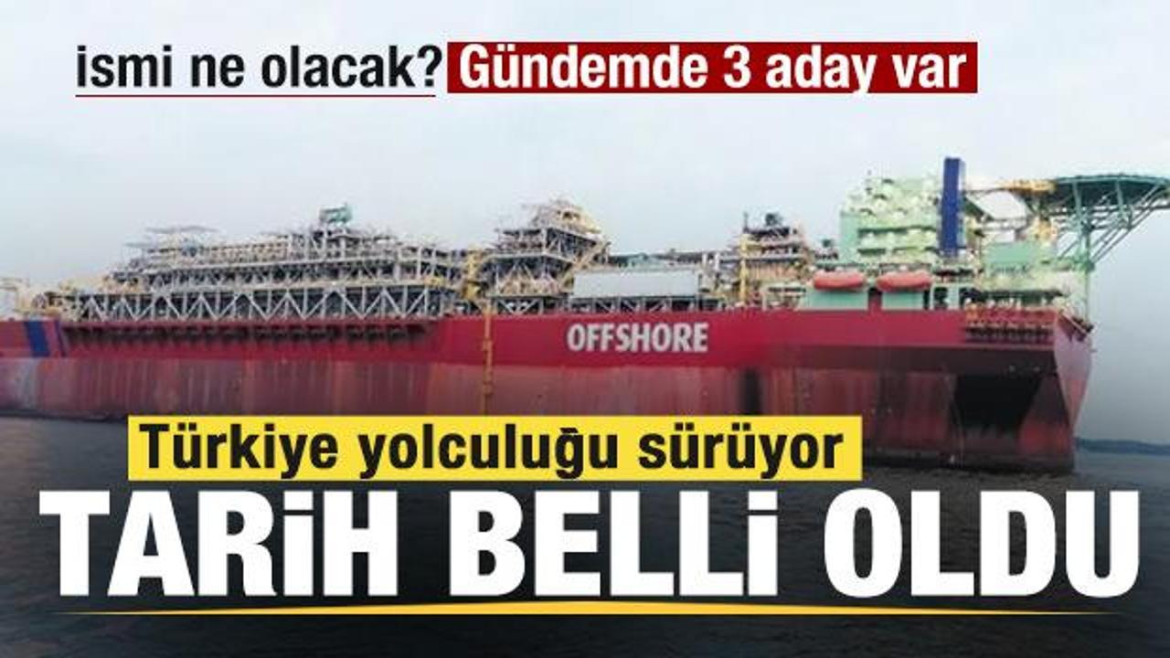 Dev üssün Türkiye yolculuğu sürüyor! 5 milyon hanenin gaz ihtiyacını karşılayacak!