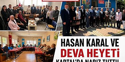 DEVA Heyeti Kartal’da Sahada