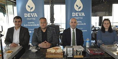 DEVA Partisi Kartal Belediye Başkan Adayı Proje Lansmanı Yaptı