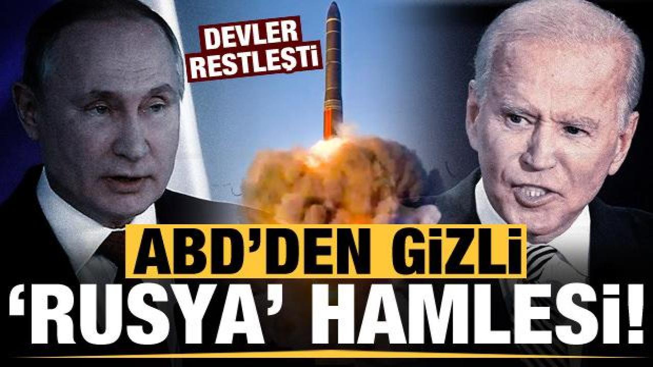 Devler restleşti! ABD'den 'gizli' flaş 'Rusya' hamlesi geldi