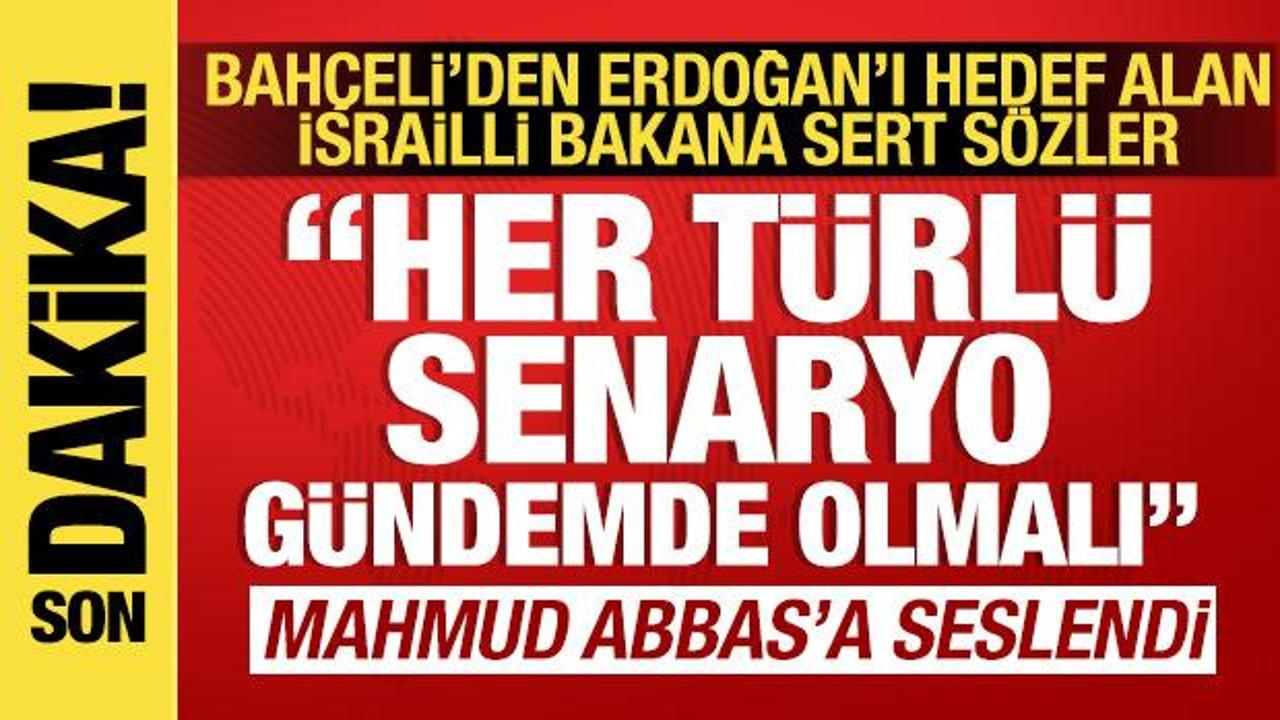 Devlet Bahçeli'den sert açıklama: Alçak sözleri lanetliyorum