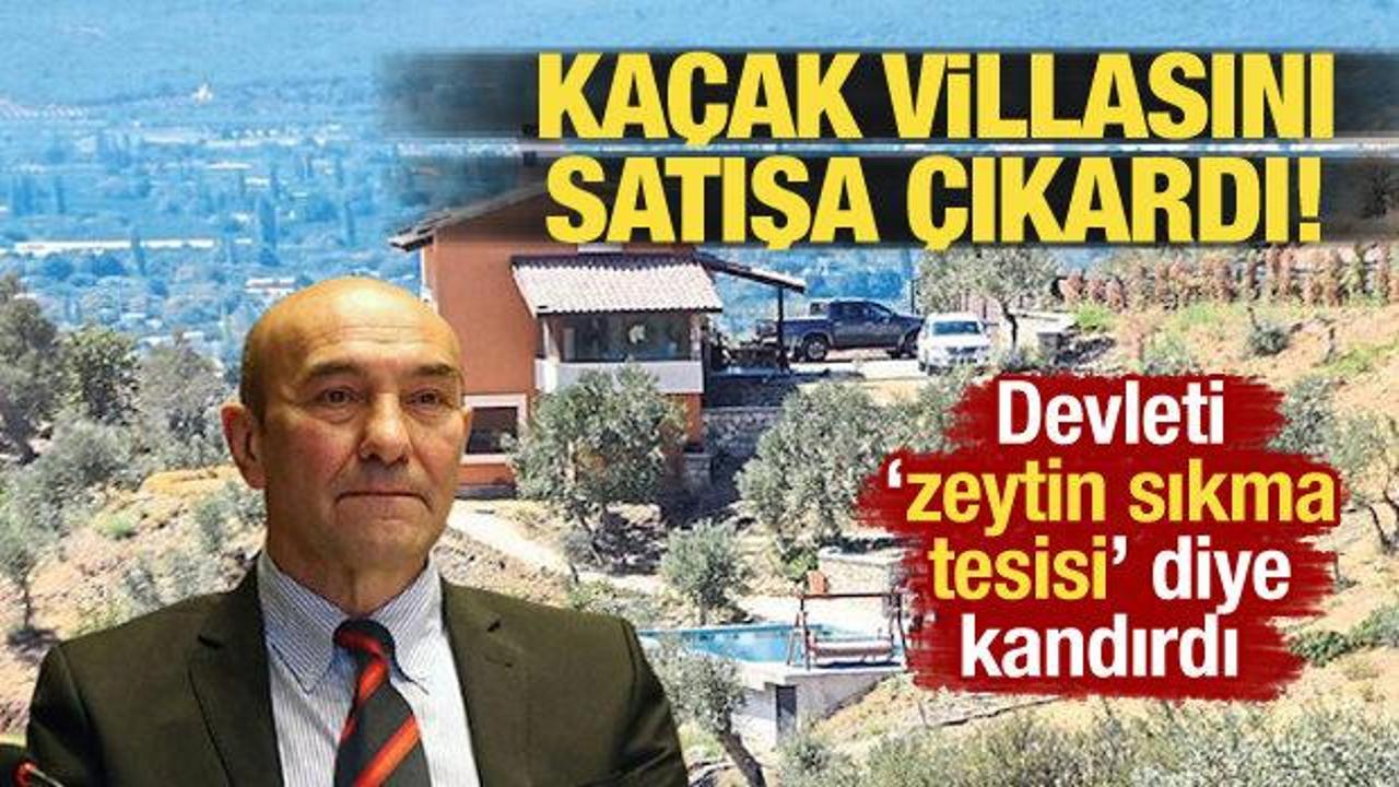Devleti 'zeytin sıkma tesisi' diye kandırmıştı... Soyer, kaçak villasını satışa çıkardı!