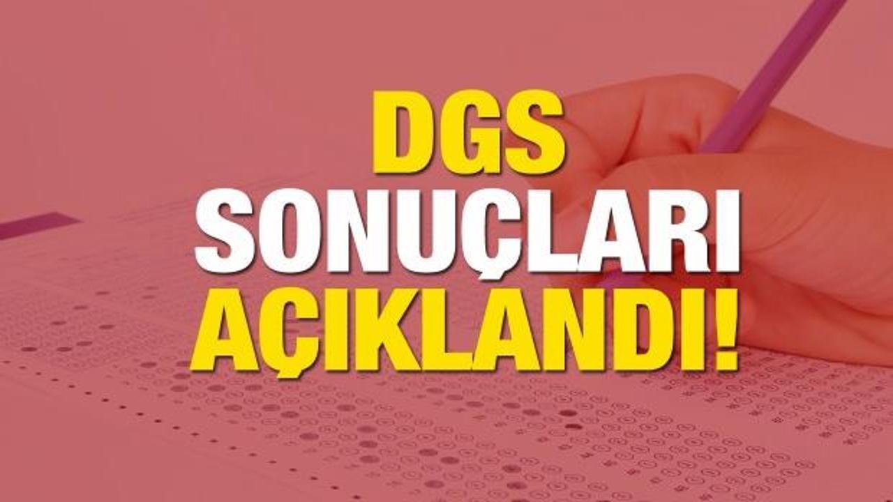 DGS sonuç sorgulama 2023: Dikey Geçiş Sınav sonuçları açıklandı