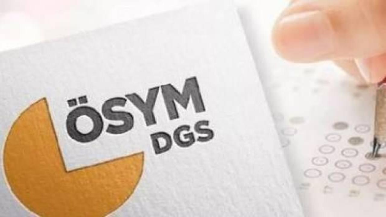 DGS sonuçları açıklandı