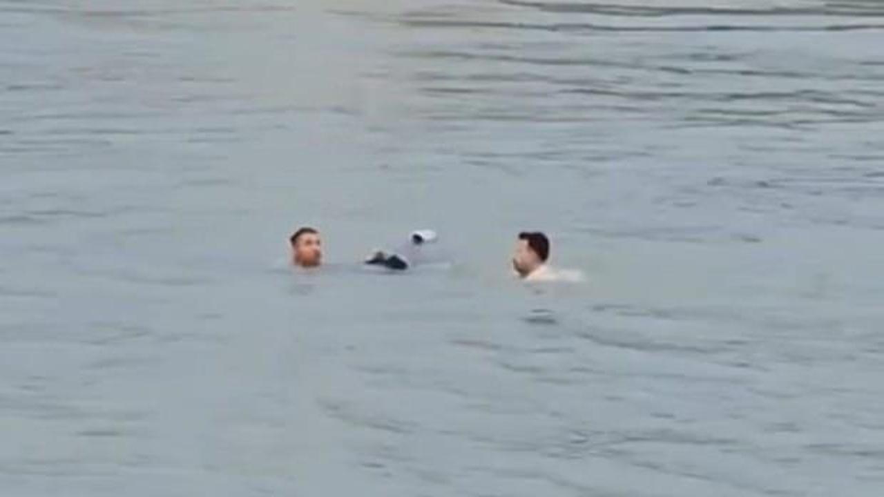 Dicle Nehri'ne atlayan genç kızı kurtardılar