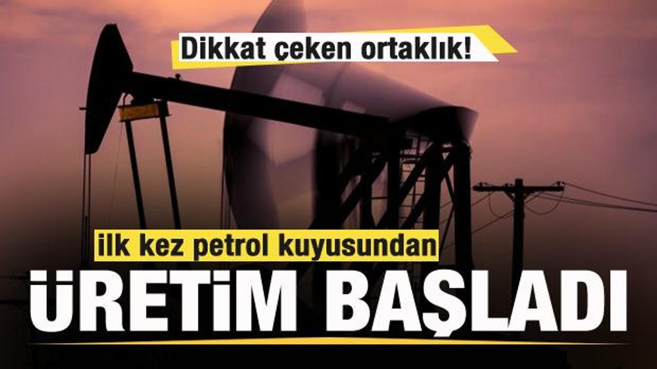 Dikkat çeken ortaklık! ilk kez petrol kuyusundan üretim başladı
