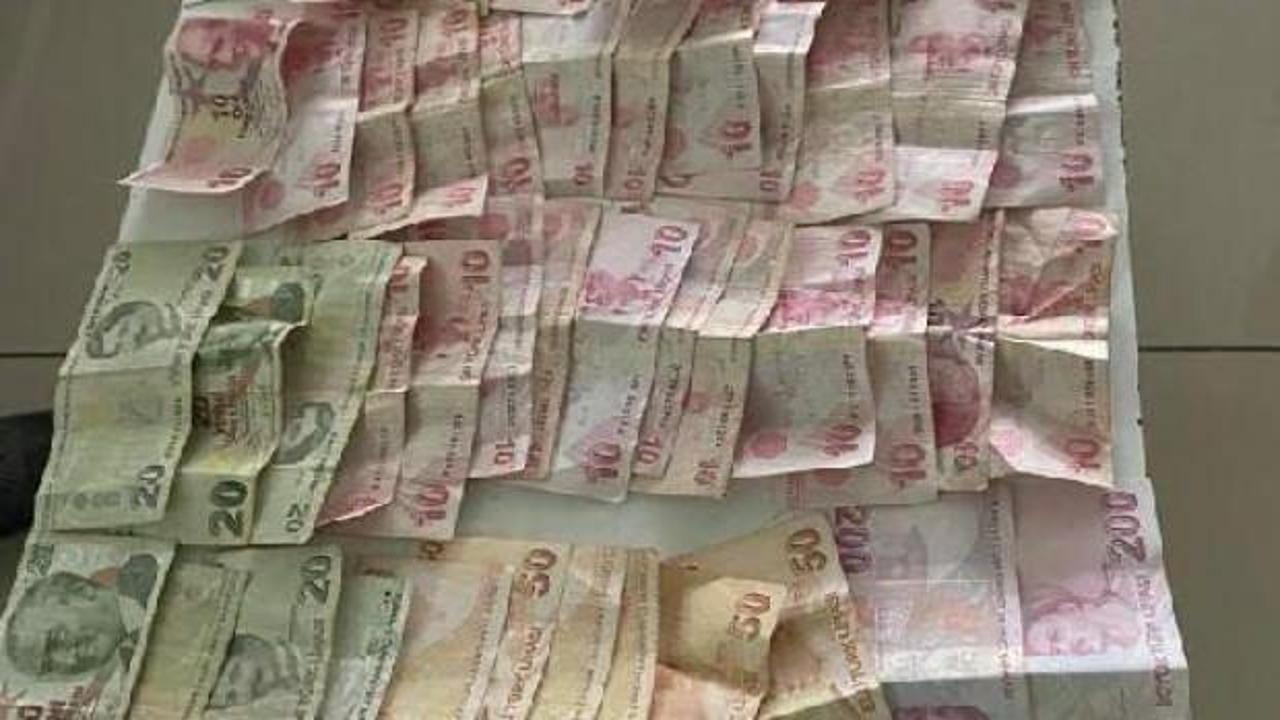 Dilencinin üzerinden çıkan paralar şoke etti