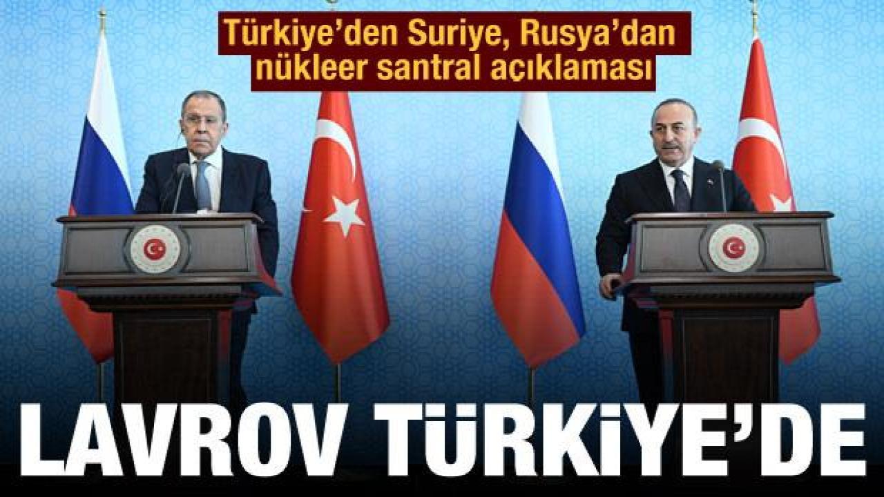 Dışişleri Bakanı Çavuşoğlu'dan kritik Suriye açıklaması