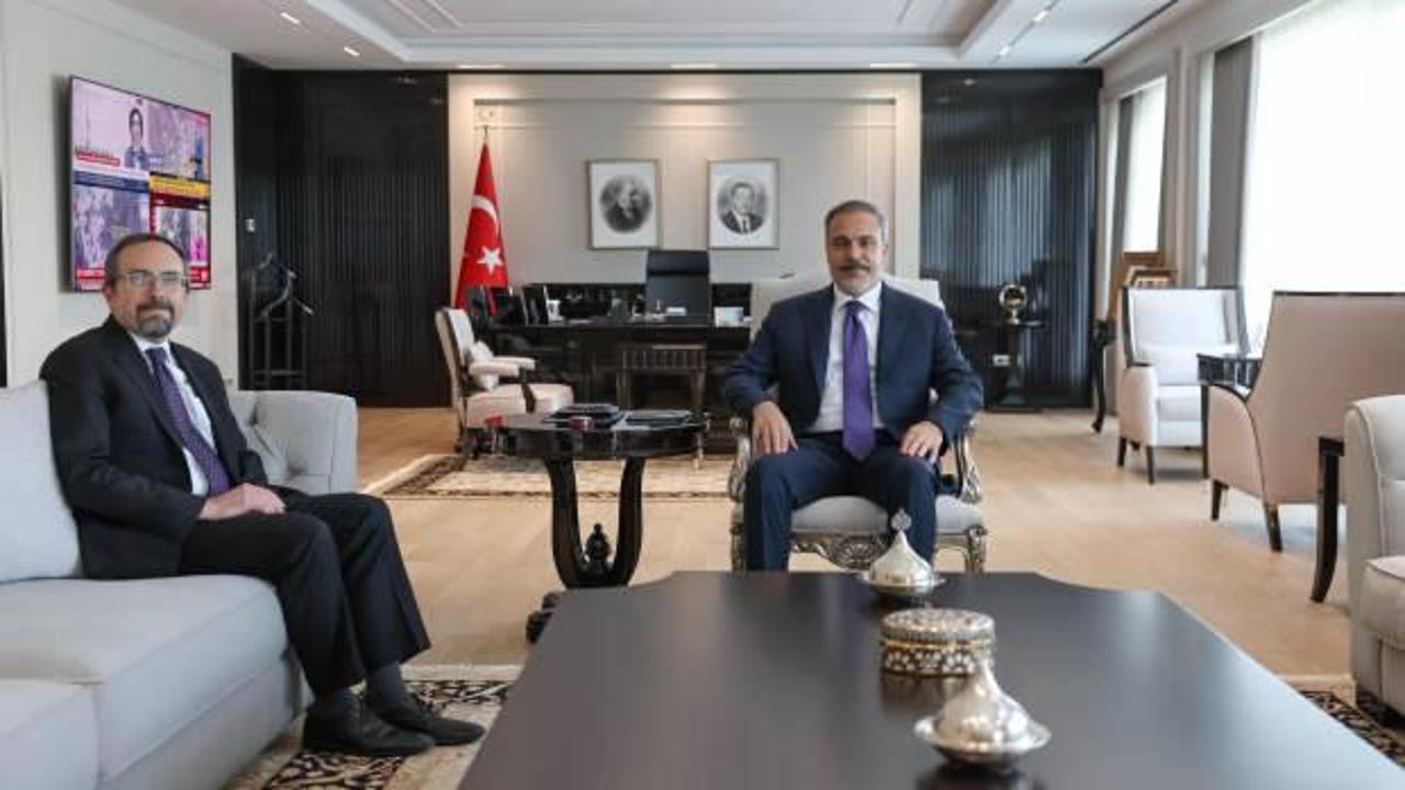 Dışişleri Bakanı Fidan,  John Bass'ı kabul etti