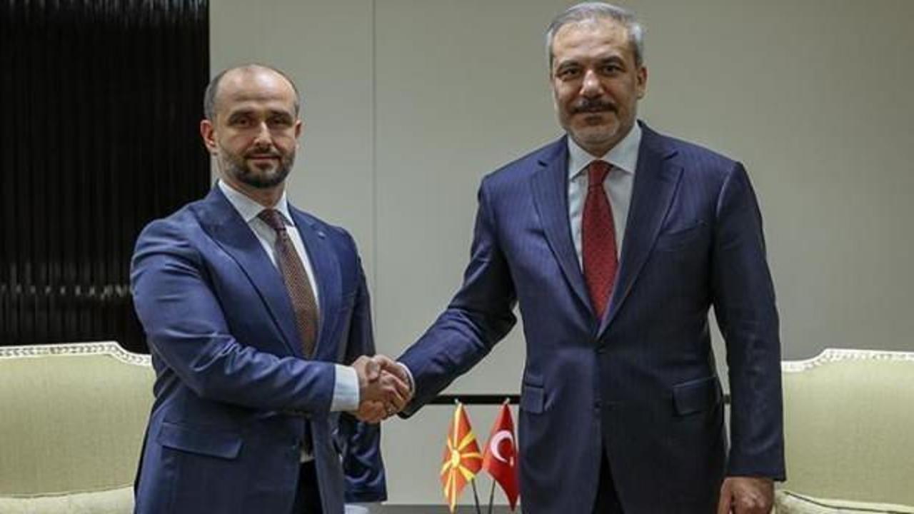 Dışişleri Bakanı Hakan Fidan, Kuzey Makedonya Avrupa İşleri Bakanı ile görüştü