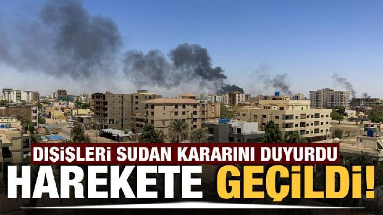 Dışişleri'nden açıklama: Sudan'daki Türk vatandaşları tahliye ediliyor