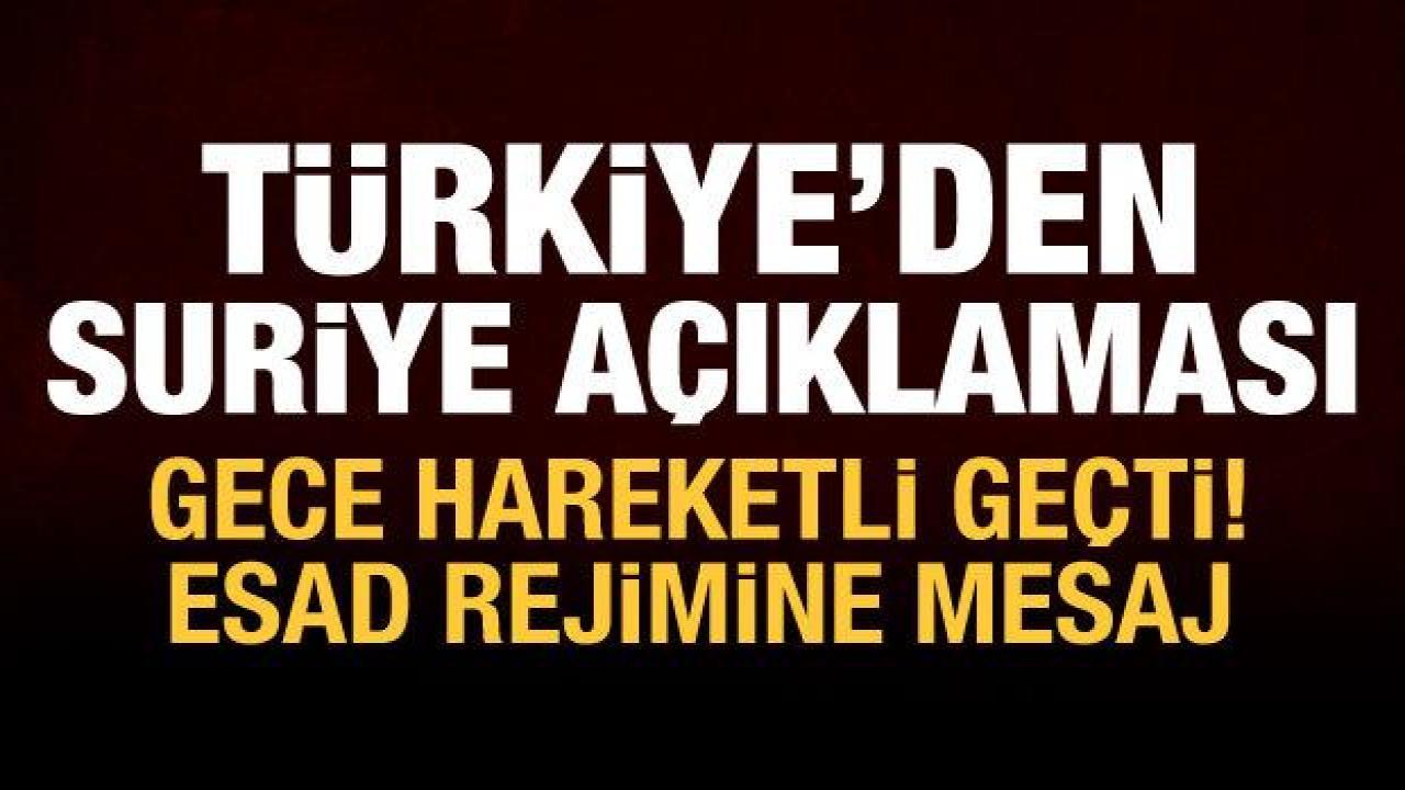 Dışişleri'nden Suriye açıklaması: Rejim ayak sürüdüğü için süreç ilerlemiyor